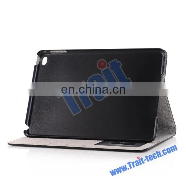 Crocodile Pattern Wallet Style Side Flip PC+ PU Leather Case for iPad Mini 4