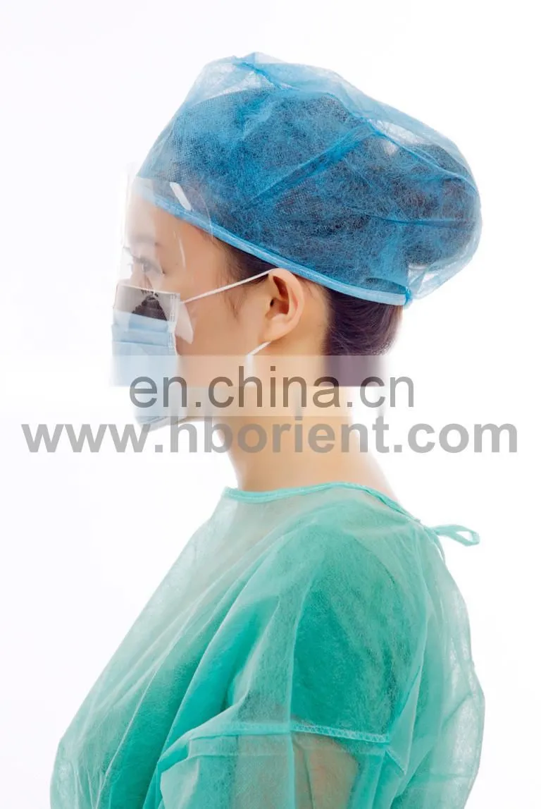 china supplier of Surgeon anti virus mers PP 3ply face shield