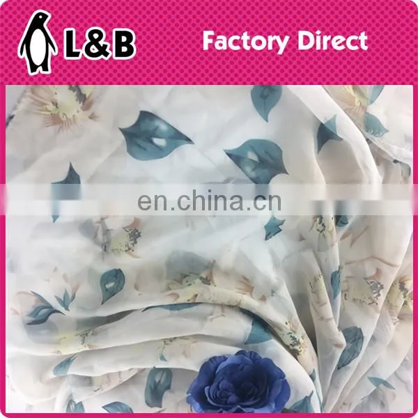 High quality popular beautiful digital print polyester fabric