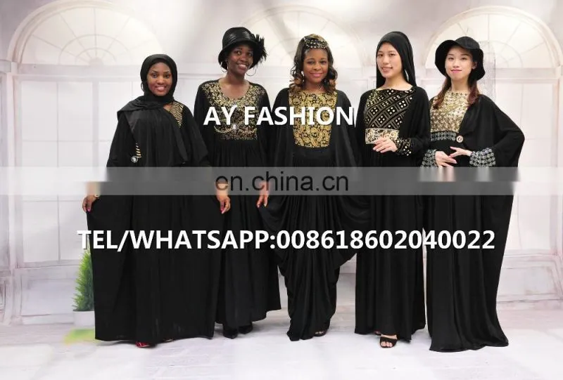 Arabic front middle zipper abaya kaftan designs