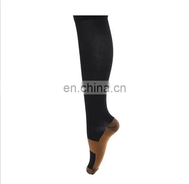Copper Compression Socks For Men & Women - Best For Running, Athletic, Medical, Pregnancy and Travel -15-20mmHg#YLW-10