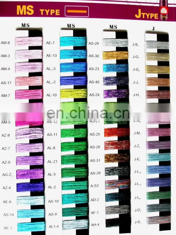 MS metallic yarn/thread