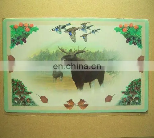 plastic pp table plate mat