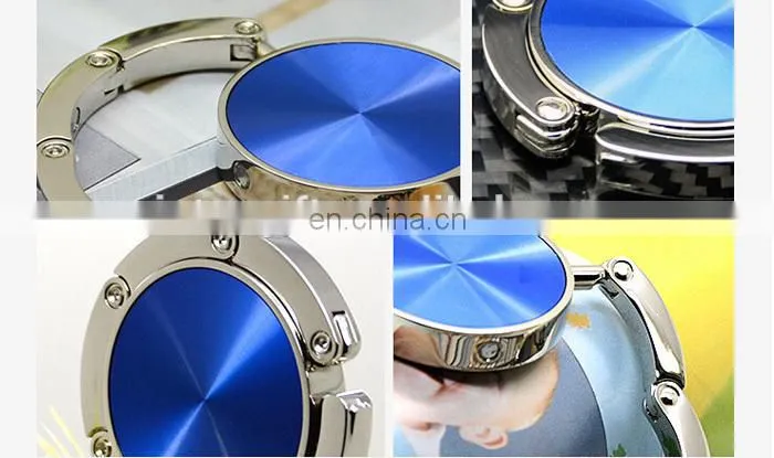 Different colors Metal with plastic flower plastic bag hanger