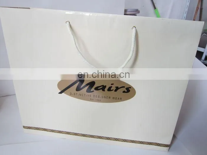 promotional customized printing coated paper gift bags