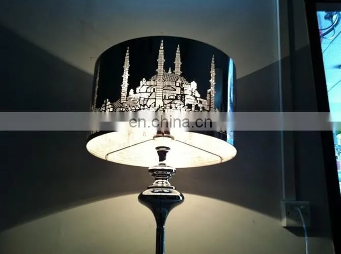 Fancy metal table lampshade with high quality