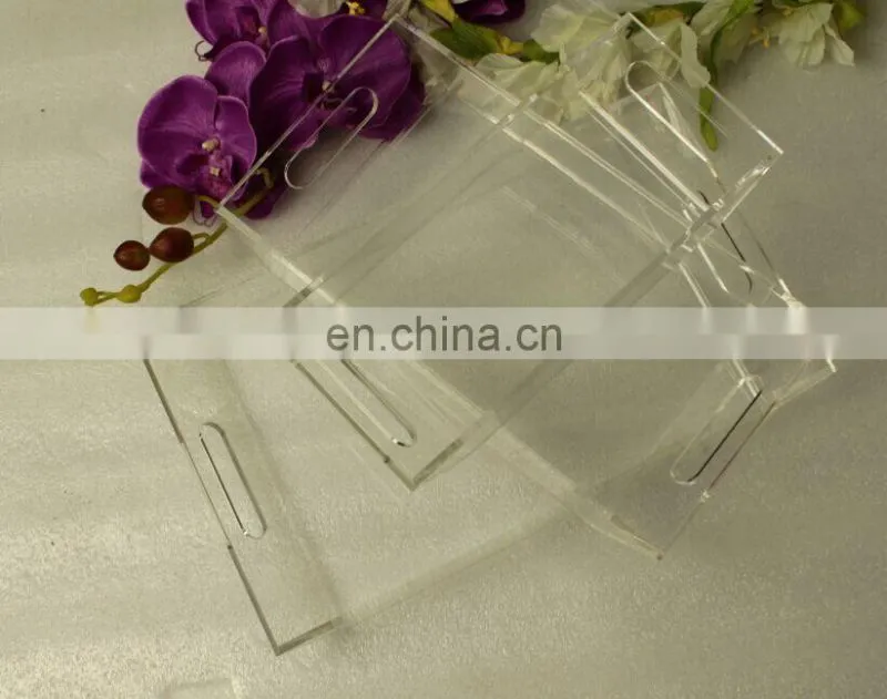 Acrylic Lucite Tray, Acrylic Lucite Serving Tray, Acrylic Gift Ideas