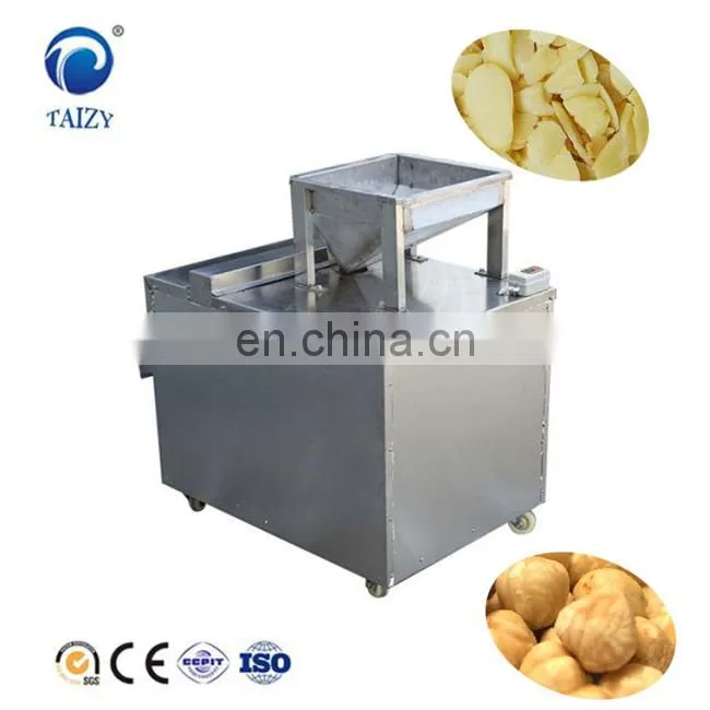 stainless steel almons slice cutting machine peanut slicing
