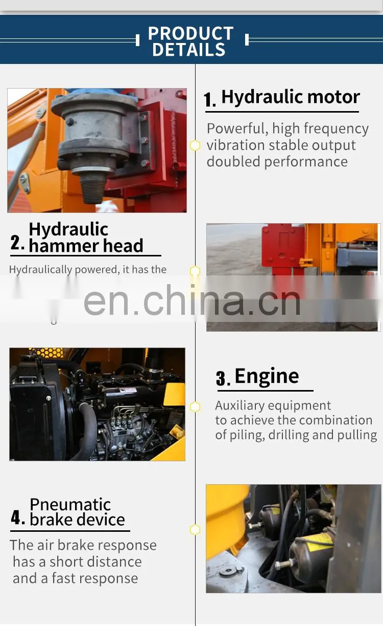 pile drilling rig pile driver driving machine in malaysia for sale cheapest price