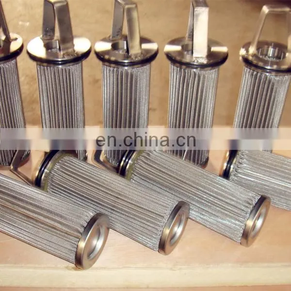 Stainless Steel Metal sintered Wire mesh Woven filter sheet sintered melt Hydraulic filter element filter sheet