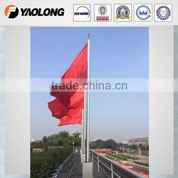electric stainless steel national flagpole