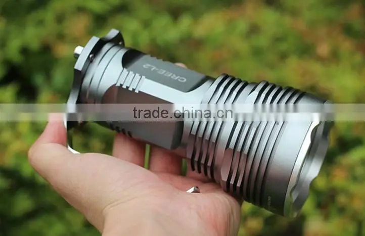 5000 lumen high power super bright multi rechargeable led flashlight