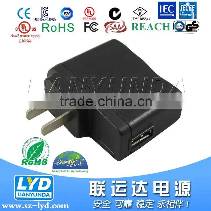 Top selling!!!Wall mount type 5v 2a AC DC power adapter USB wall charger for smart phone