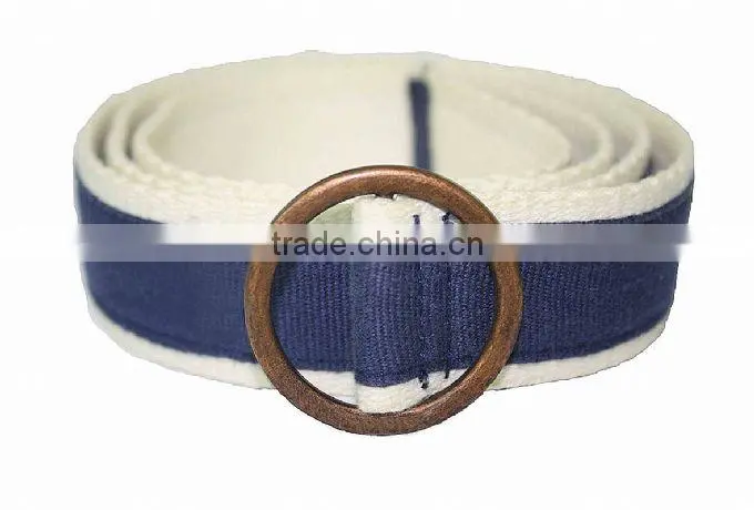 3.8cm width grosgrain ribbon covered webbing Jeans belts -KL0031
