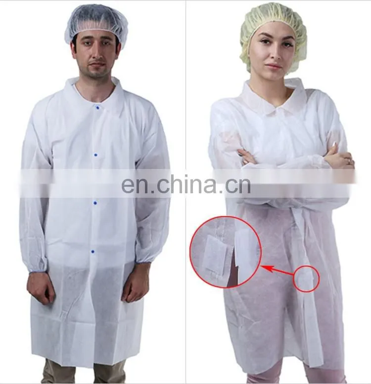 Medical Protective Disposable SMS Lab Coat for Hospital Examination