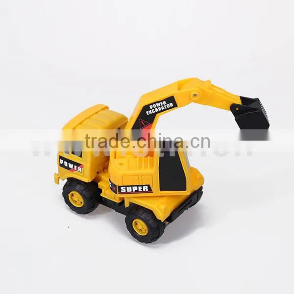 Electric plastic mini toy excavator