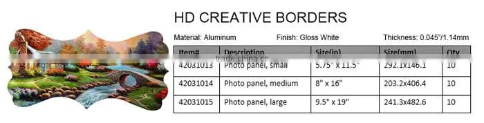 Flectional Sublimation HD photo panel NEW