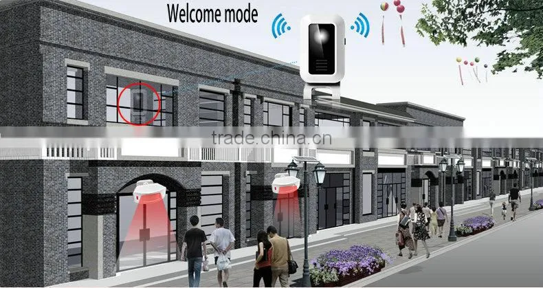 Wireless door bell Intrusion protetion doorbell smart house keeper alarm system