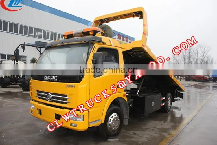 2015 EuroIII or EuroIV Factory Price Dongfeng 4 ton tow truck,4x2 car towing equipment