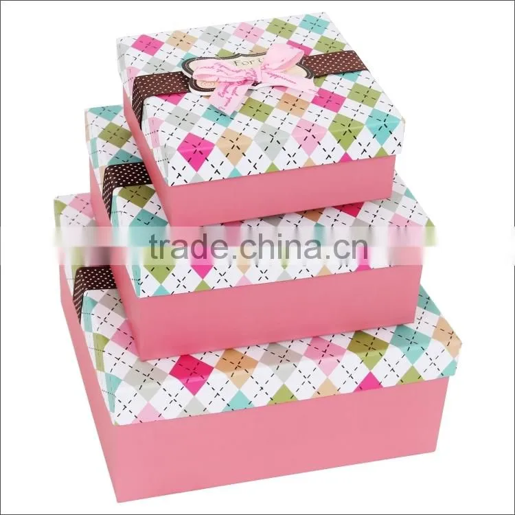 high quality free sample and shipping paper bow tie packaging box