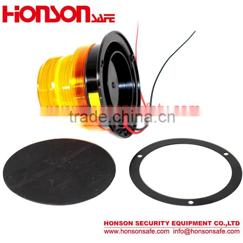 12-24V High Tower Power Led Strobe Beacon ,magnetic mount warning light with CE Certification HTL-214