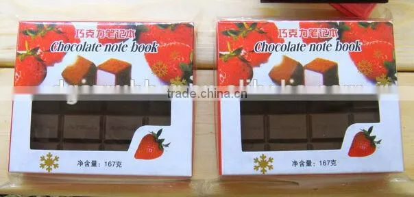 silicone chocolate school notebook