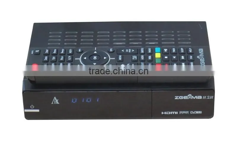 Strong signal dual core ZGEMMA start H.2H DVB-S2 +Hybrid DVB-T2/C satellite decoder with BCM7362 Enigma2 Linux OS zgemma h2h