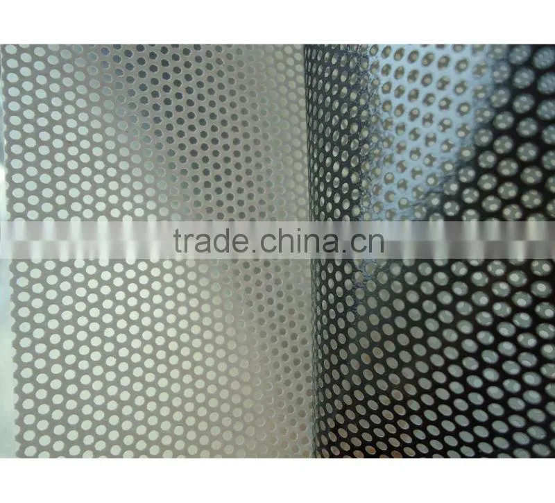 Black circle printing transparent PVC film sticker