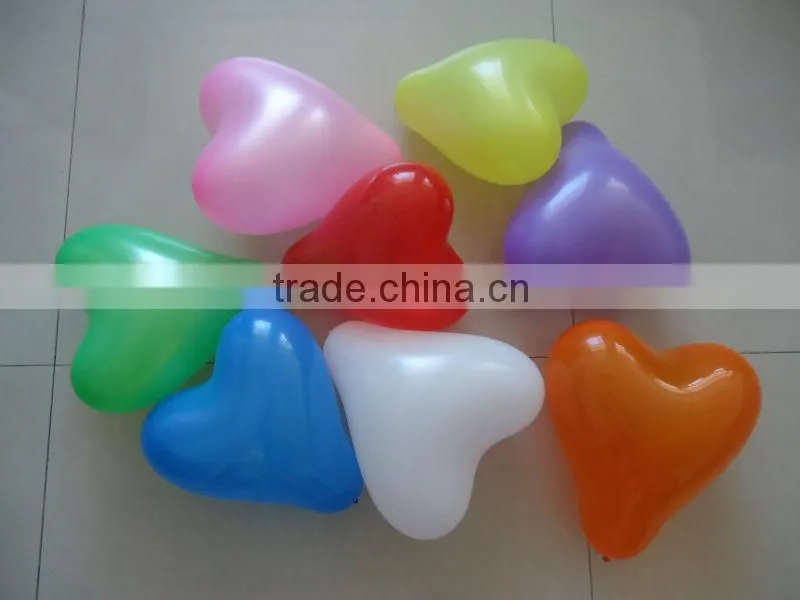 standard color latex heart-shape balloon