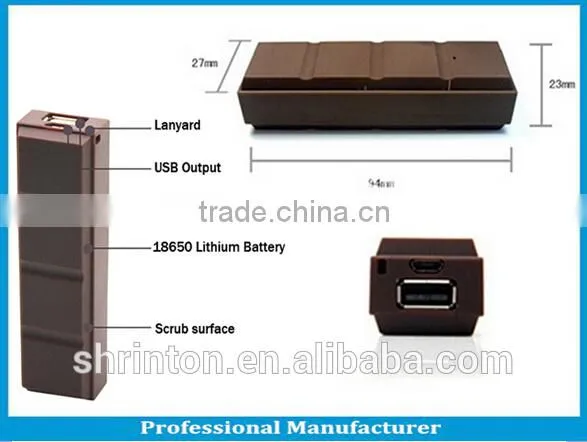 New Design Portable Chocolate Power Bank , Mini Power Bank 2600Mah For Mobile Phone