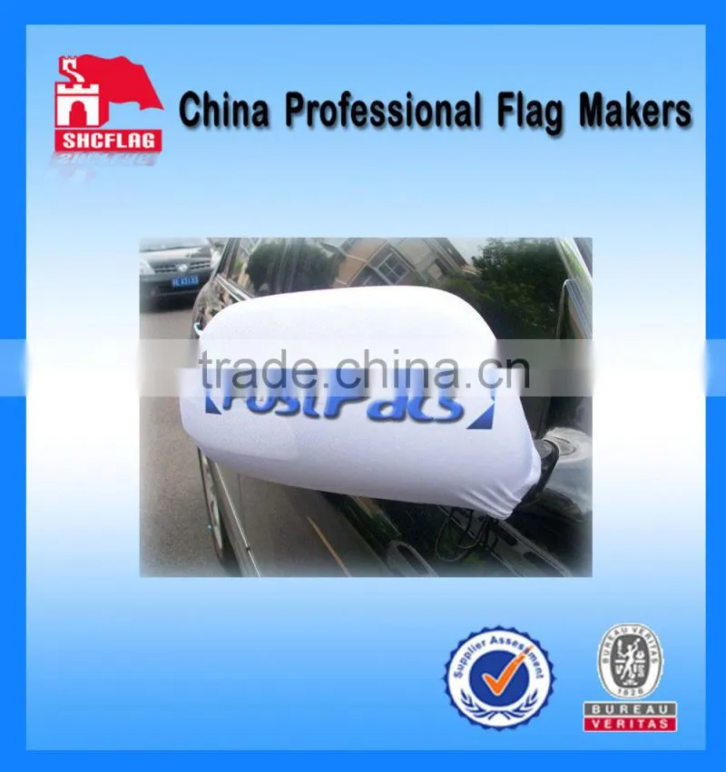 Promotion decorative high quality printed car mirror flag