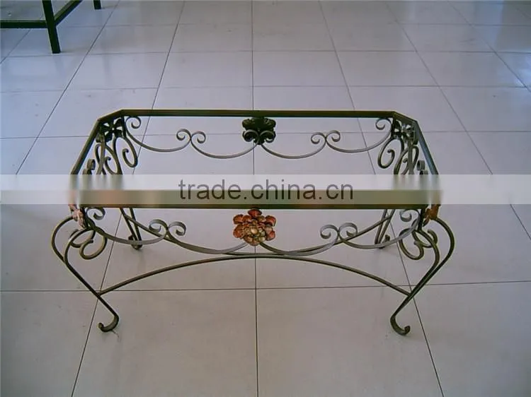 Antique Wrought Iron Ornaments Metal Table Wrought Iron Table