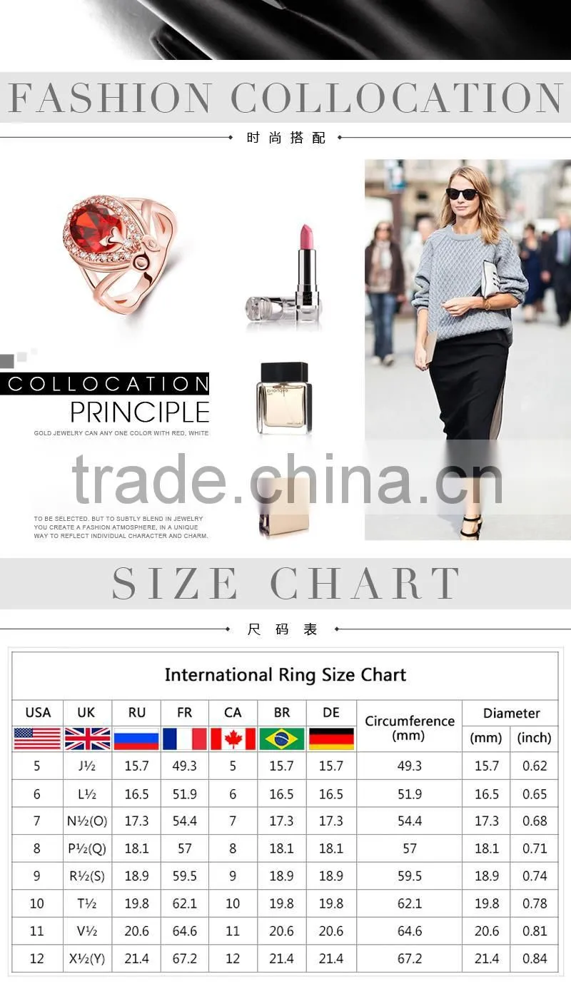 2015 new trendy fashionable fancy gold ring designs for girls with price