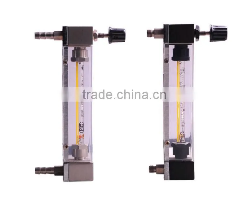 LZB cheap flow meter with thread connection/glass rotameter