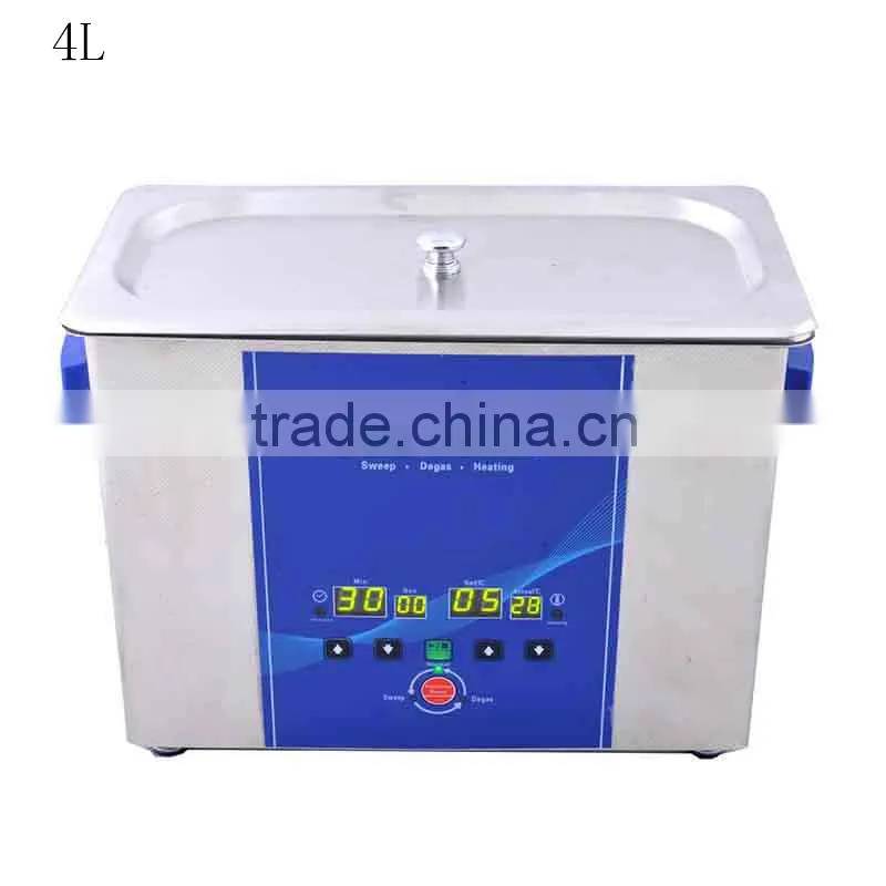 eumax digital Ultrasonic Cleaner SDQ040 with heating and sweep ultrasound cleaning machine