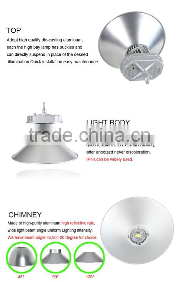 led extruded aluminum 150w ip65 high bay light housing for led pool lighting