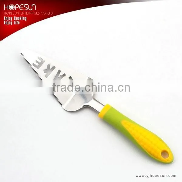 Popular pizza tool best stainless steel pizza shovel in triangle shape