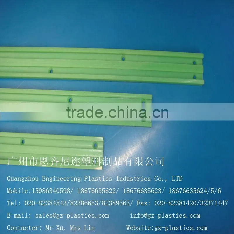 White PE-HD 1000 Guide with Anti-Corrosion Resistance