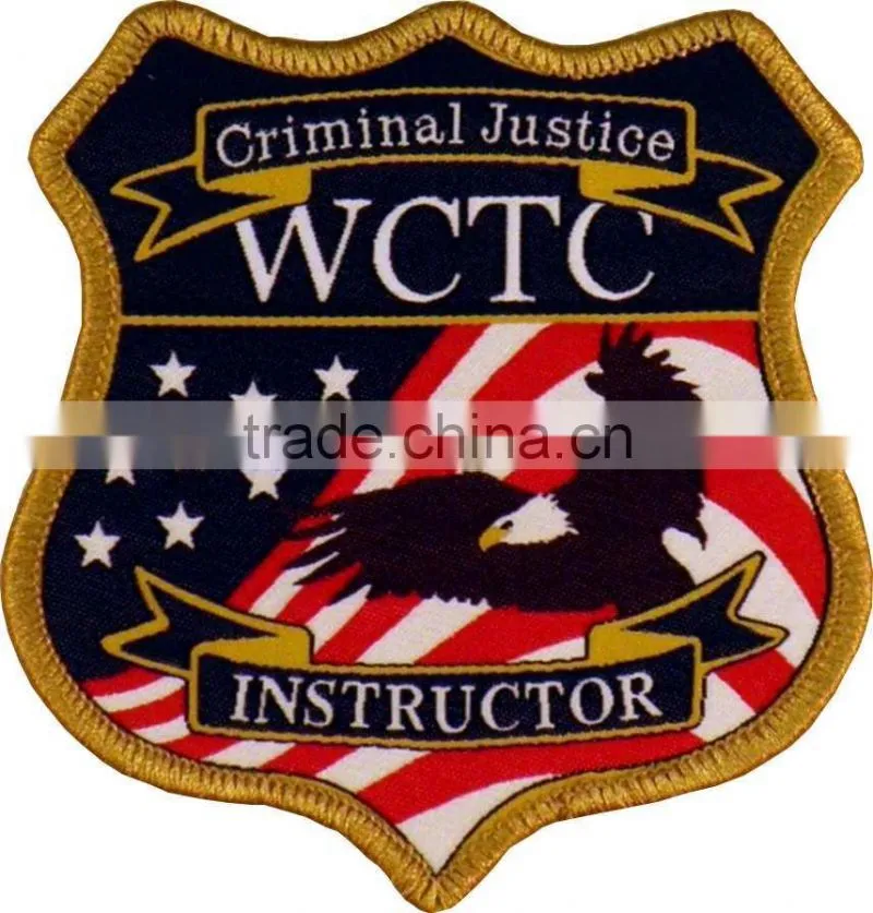high quality custom woven emblem
