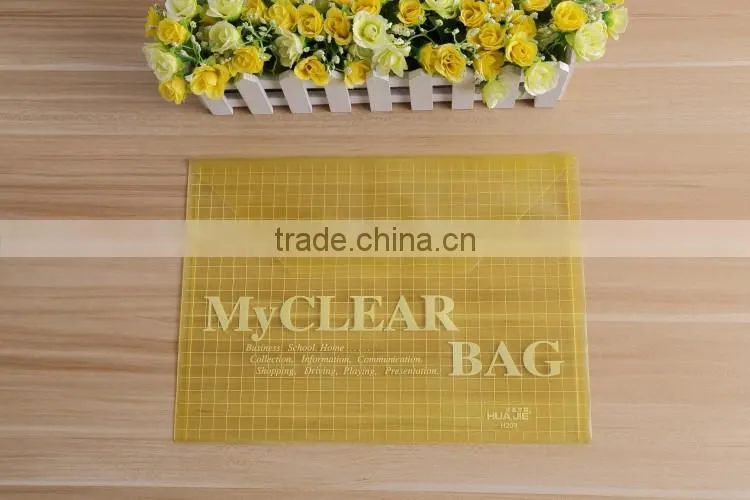 Business file collection document presentation A4 FC size PP plastic my clear bag
