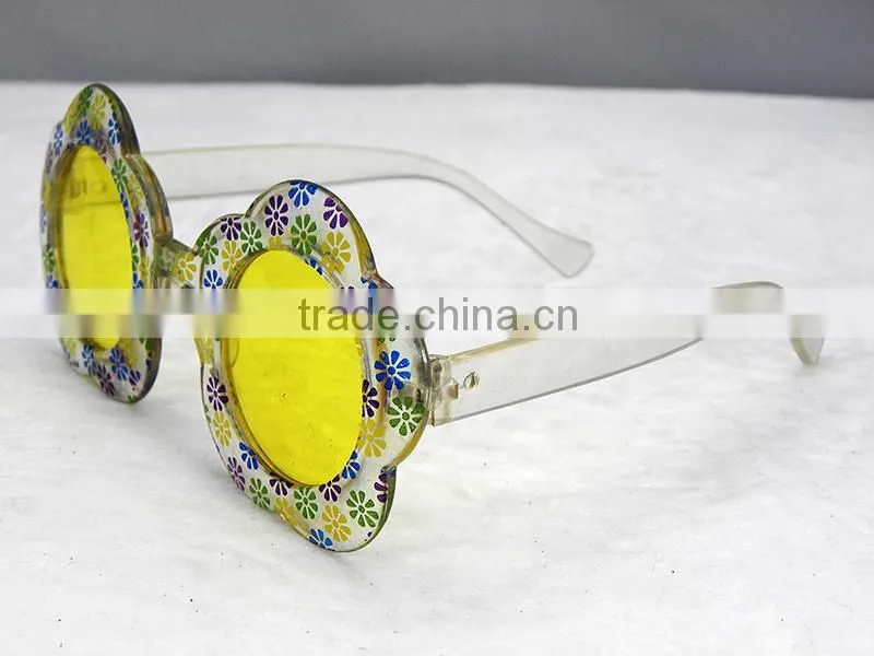 multicolor flower christmas & party glasses for girls
