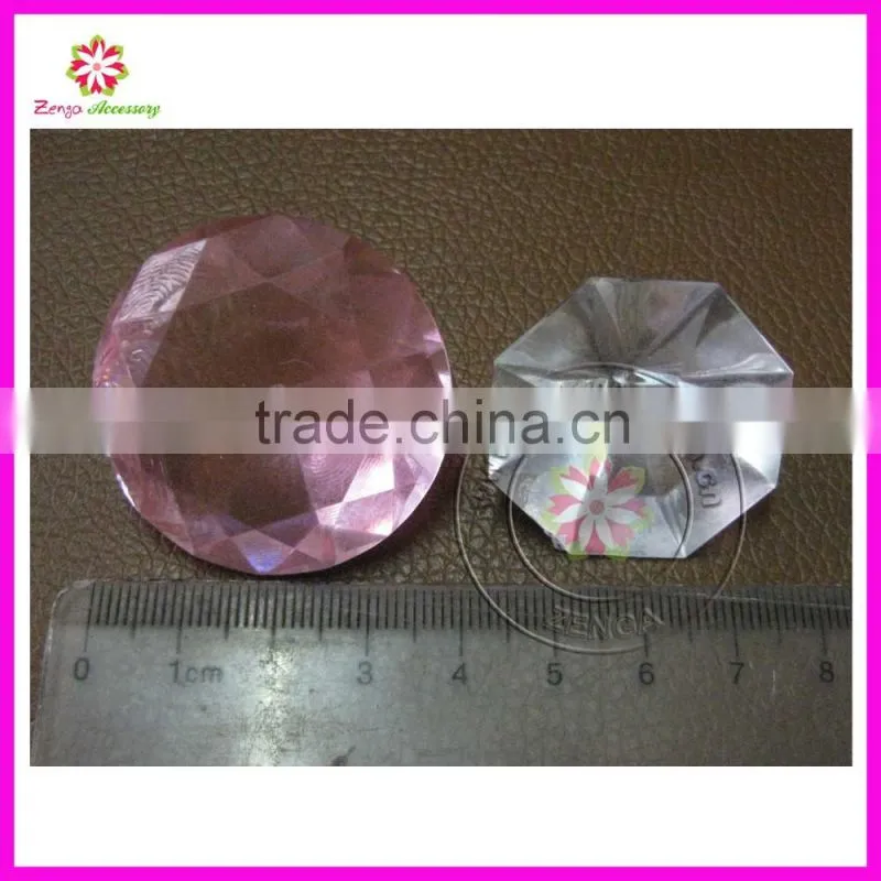 Long Decorated acrylic garland, crystal garland, fake acrylic garland