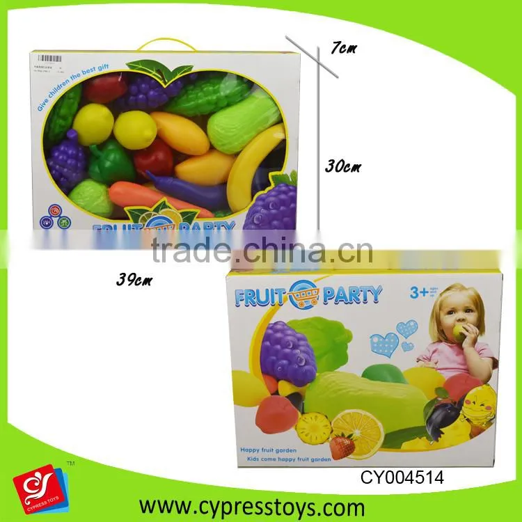 Hotselling Kitchen Funny Fruits And Vegetables Food Playset for Kid