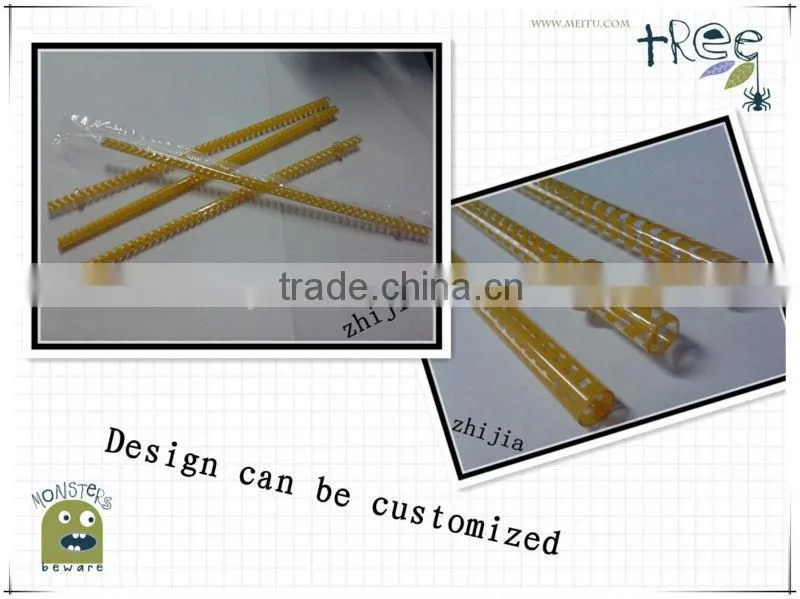 Eco-friendly and straight print drinking straw of pp