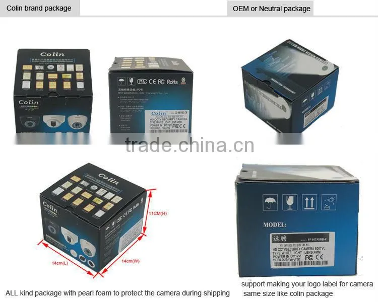 constant power and wide voltage input camera metal cases home security system