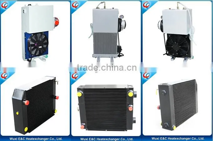 engineering construction concrete mixer aluminum oil cooler