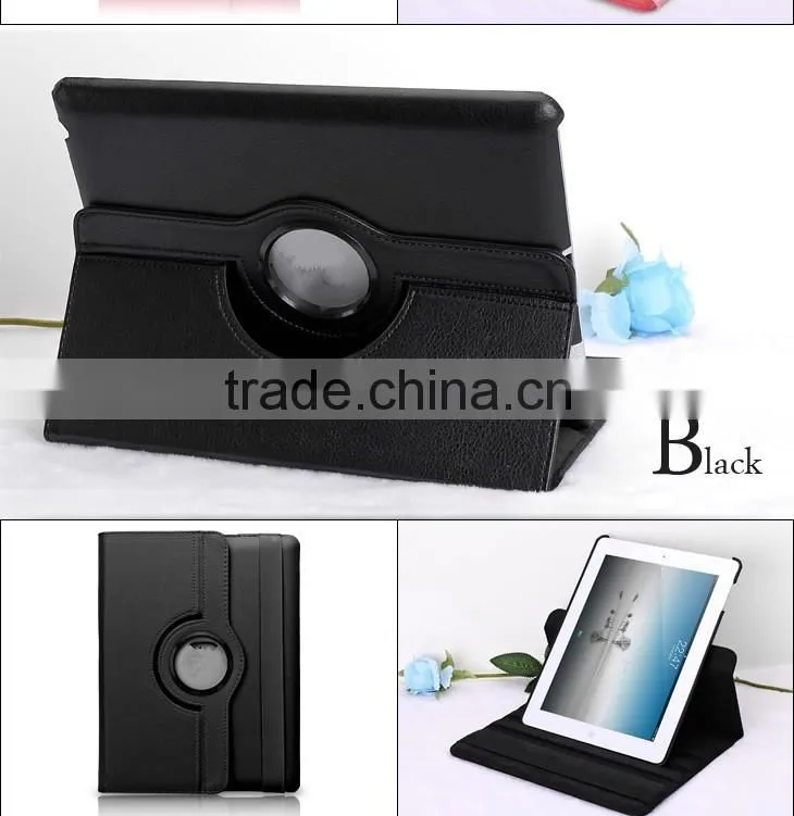 Leather Rotating Cover Case Pouch for iPad 2/3/4/5 Air