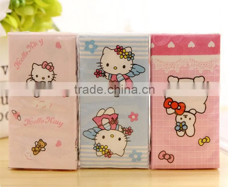 2016 High Quality Cartoon Printed Paper Napkins