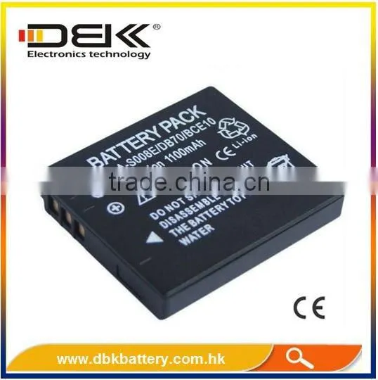 Rechargeable Li-ion Camera Battery for PANASONIC DMW-BCE10/CGA-S008E