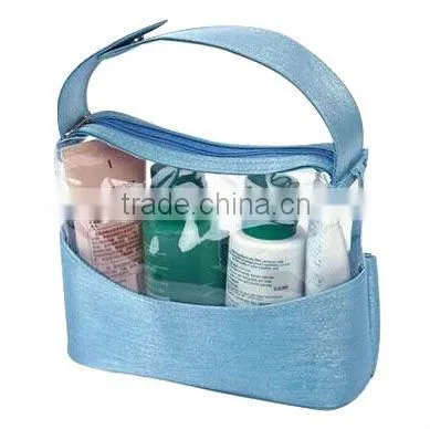 BOPP pvc soft zipper bag